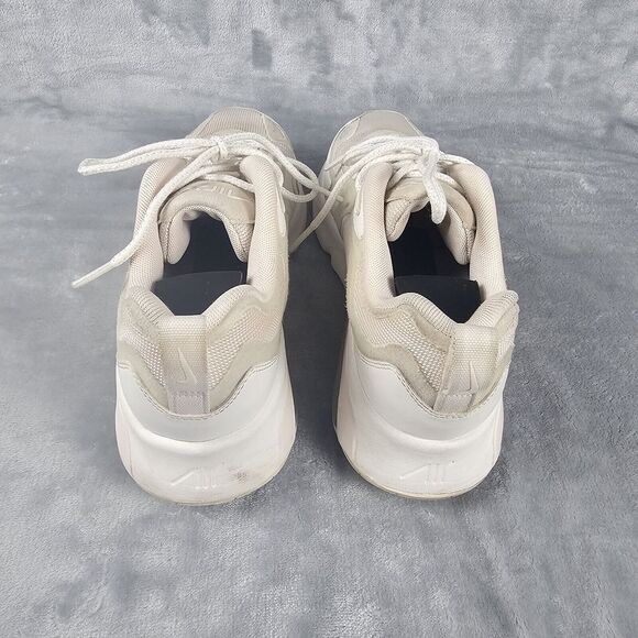 Nike Air Max 200 Womens Size 10 White And Beige Mesh Trainers Low Top Dad Shoes - Picture 4 of 8
